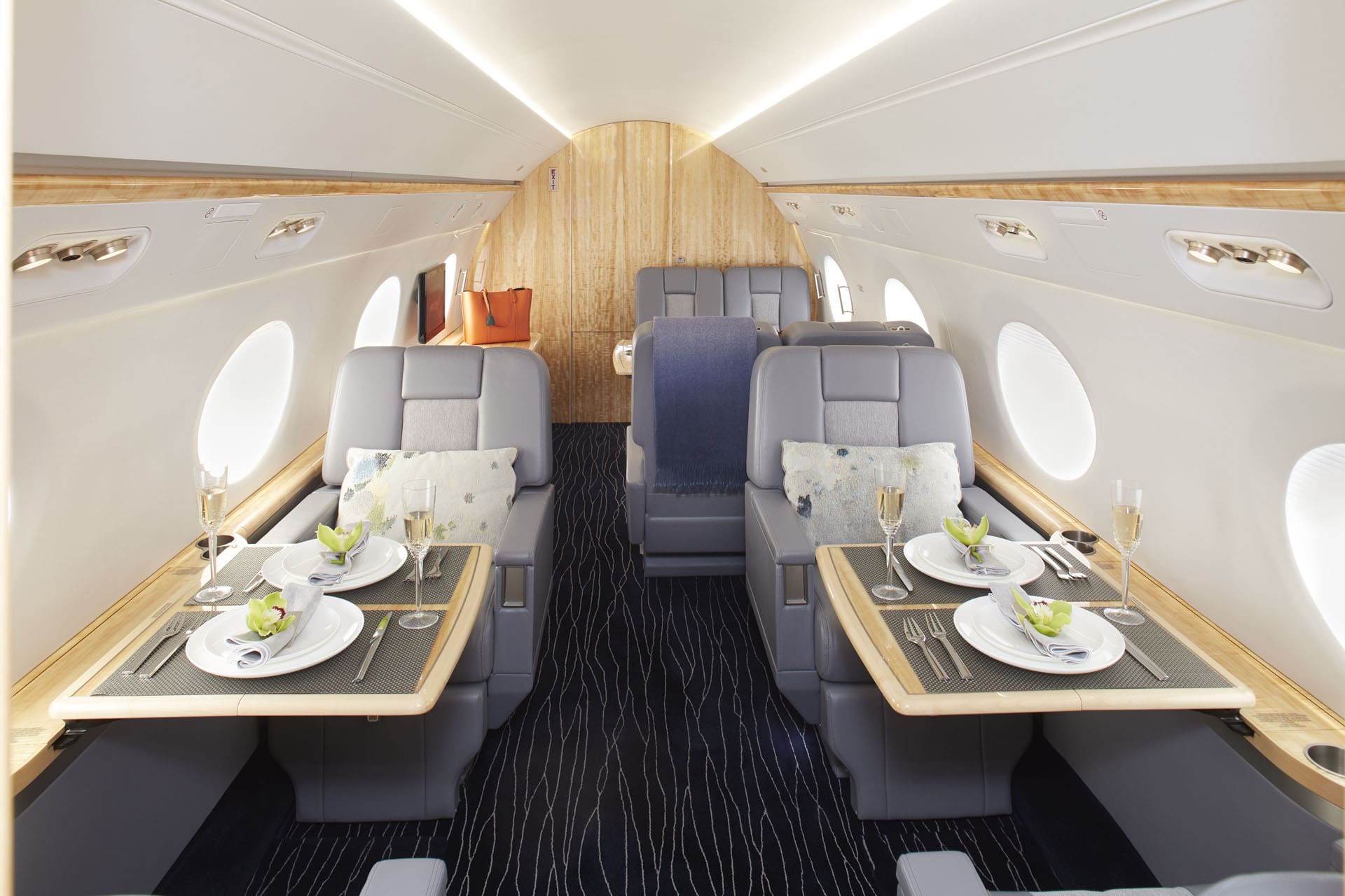 private jet interiors